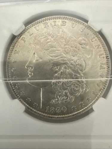 1890年米国90%モルガン銀貨 #528