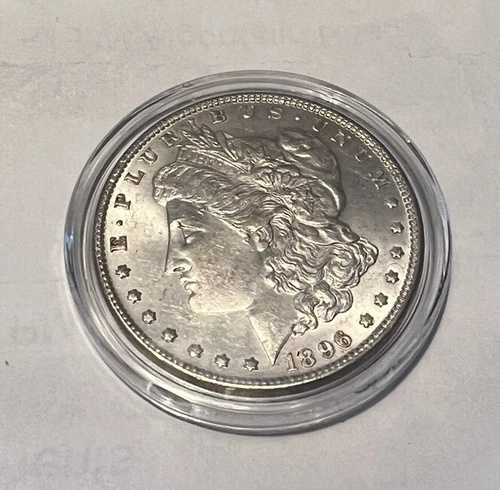 1896-P モルガン銀貨 非常に高いグレード