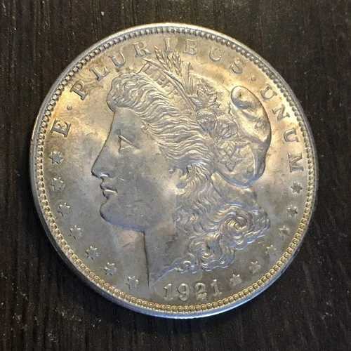 1921-P モルガン銀貨、未使用、銀90% (F254) 40,755円