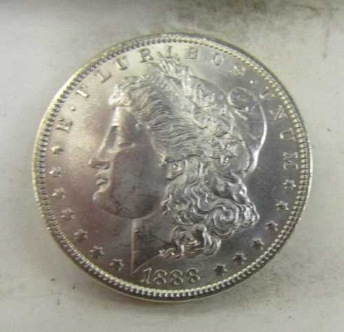 アメリカ合衆国 1888年 モルガン銀貨 AUまたはそれ以上の状態*