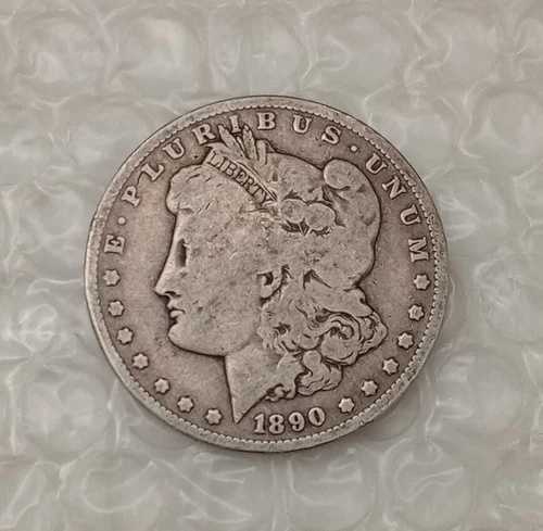 アメリカ モルガン銀貨 1ドル 1890-O *VF