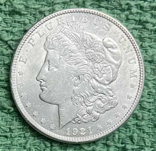 1921年 モーガン銀貨 *** 流通コインとして良好な状態です - 写真をご覧ください！ #6219