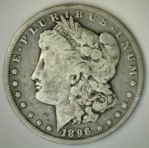 1896 O モーガン シルバードル 非常に良好な状態 1 ドル US タイプコイン VG ニューオーリンズコインサーキュレーター