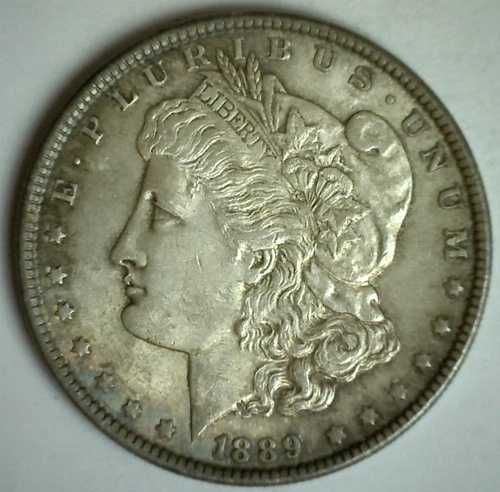1889年 モルガン銀貨 1ドル 米国型 極上流通コイン フィラデルフィア