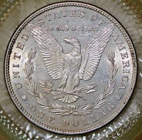1885年 モルガン銀貨 ゴージャス オールドアルバムコイン BU