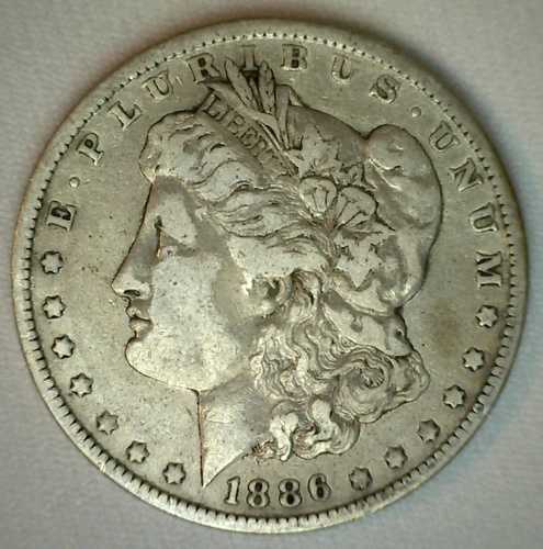 1886 O モーガン シルバー 1ドル コイン ニューオーリンズ造幣局 1ドル