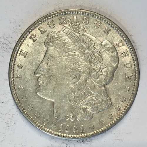 1921年モルガン銀貨 - 高画質スキャンをご覧ください #D324