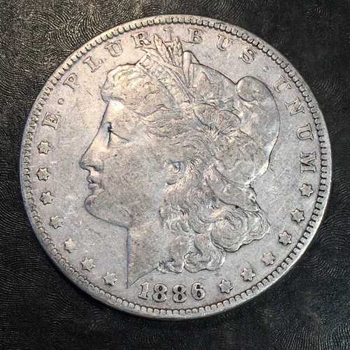 1886年モルガン・ダラー - 高品質スキャン #o907