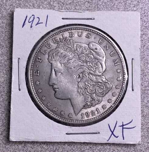 1921-P モーガン シルバー ドル 90% シルバー 1 ドル US コイン - 送料無料 B028