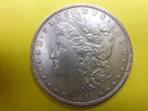 1896-P - アメリカ モルガン銀貨。非常に美しいコイン。USMB96P0