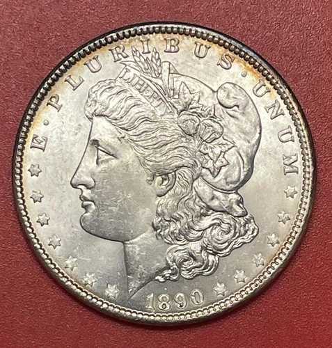 1890 年 P モーガン シルバー ダラー、ジェム チョイス、未流通。