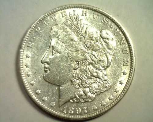 1897年 モルガン・ダラー トップ100 錆びダイ リバース VAM 6A 未流通+ AU+ 美品 40,755円