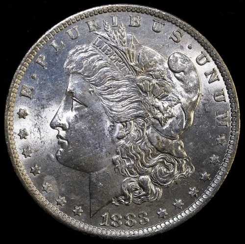 1883-O 1ドルモルガン銀貨 ~ 未流通品 #E3