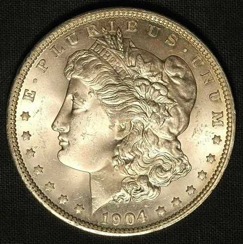 1904-O 1ドル モルガン銀貨 ブリリアント 未流通品 - 送料無料（米国）