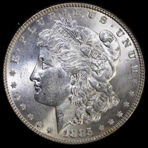 1885年 1ドル モルガン銀貨 ~ 未流通品 US#214