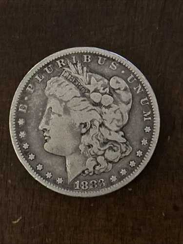 1883年 P モルガン銀貨 1オンス 1ドル 90%銀 非常に良い