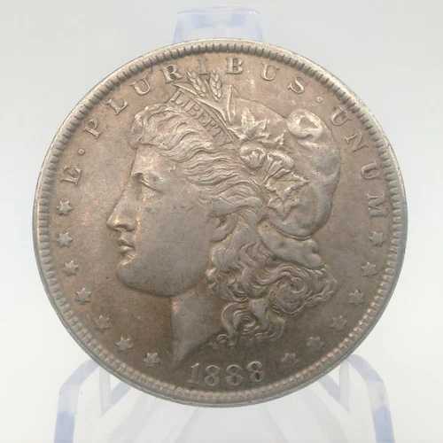 1888年 P モルガン シルバー ダラー 90% シルバー $1 米国コイン トーン加工＆素敵なコレクターズコイン