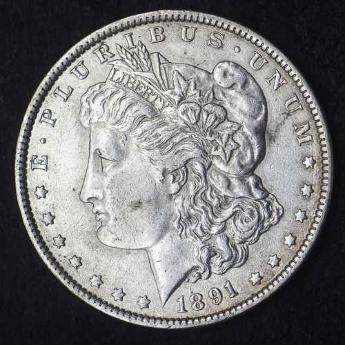 1891-P「ハイグレード」モルガン銀貨 1ドル - COINGIANTS -
