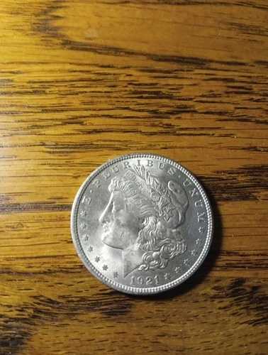 1921年フィラデルフィア・モーガン90%銀貨AUコイン