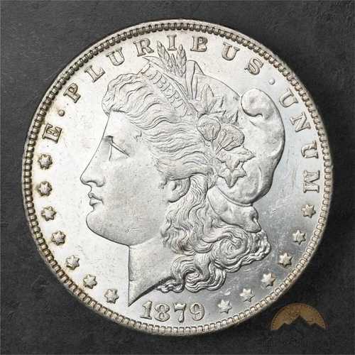 1879年モルガン銀貨1ドル - フィラデルフィア 38,610円