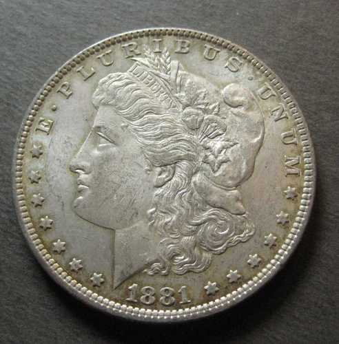 1881 O モルガン銀貨 - 銀90% - * (P3508)