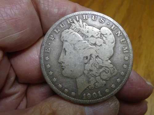 1901年 O モルガン ダラー 純銀 90% 1ドル 米国コイン コレクターズアイテム