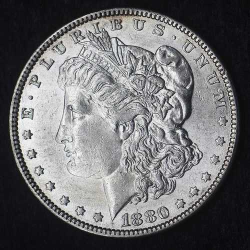 1880-P「ハイグレード」モルガン銀貨 1ドル - コインジャント -