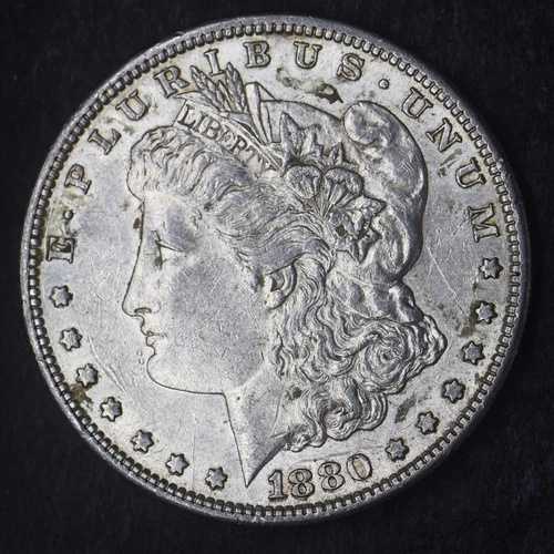 1880-S「ハイグレード」モルガン銀貨 1ドル - COINGIANTS -