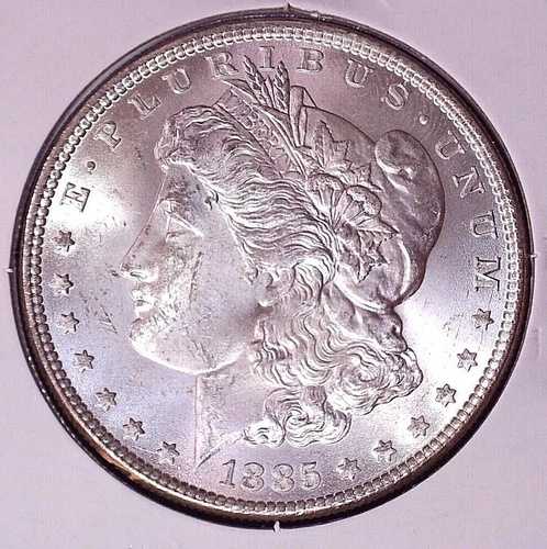 1885-P モルガン銀貨 フィラデルフィア造幣局 未流通 $1 #033