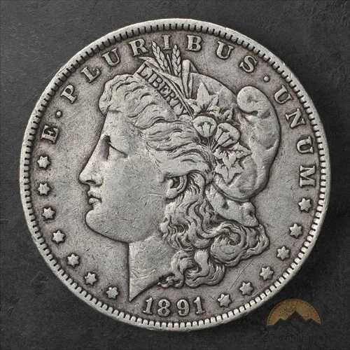 1891-O モルガン銀貨 1ドル - ニューオーリンズ