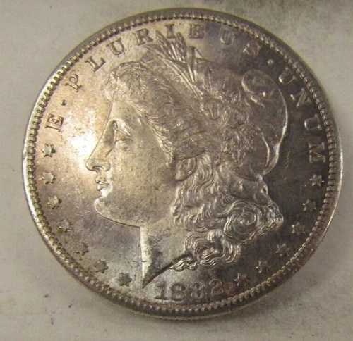 アメリカ合衆国 1882年 - S モルガン シルバー ドル AU またはそれ以上の状態* 38,610円