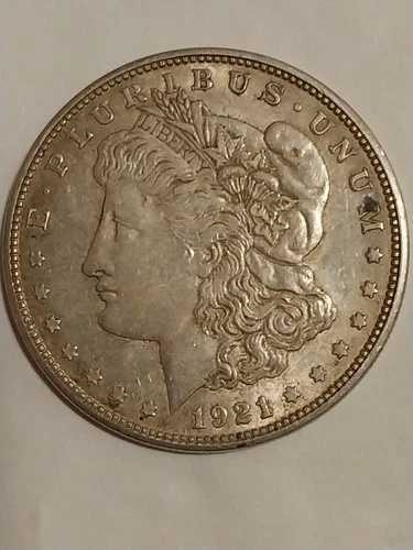 1921 S モーガン銀貨。