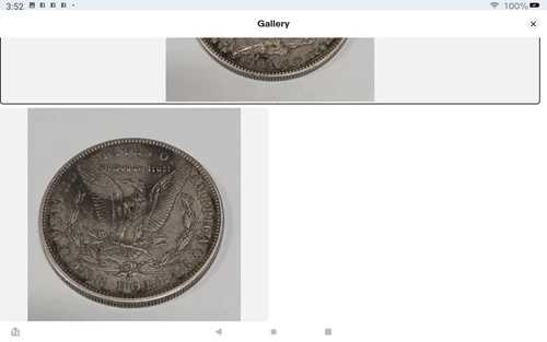 1901-O モルガン銀貨 90% 銀。送料無料、追跡あり