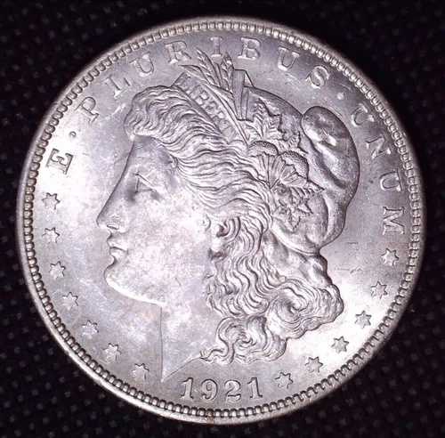 1921-P モルガン銀貨 フィラデルフィア造幣局 未流通 $1 #045