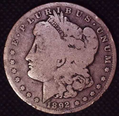 1892-S モルガン銀貨 サンフランシスコ造幣局 ベターデート $1 #045