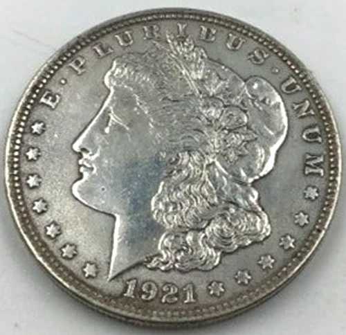 1921年モルガン・ダラー銀貨平均流通量