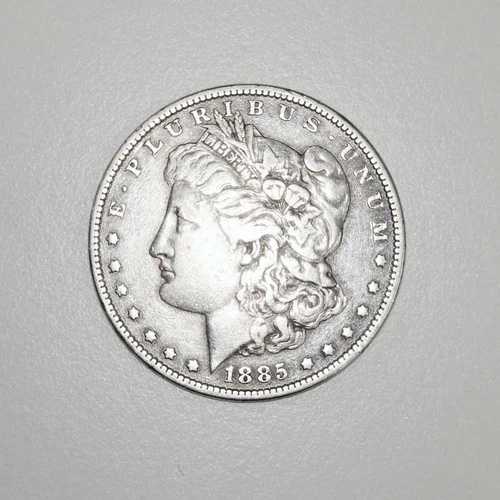 1885年 モルガン銀貨 - フィラデルフィア造幣局 - 26.6g (0.77オンス銀貨)