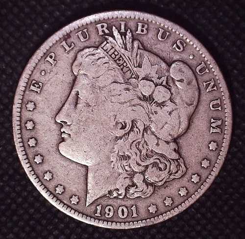 1901-O モルガン銀貨 ニューオーリンズ造幣局 $1 #077 38,610円