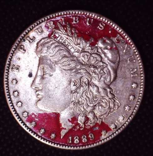 1889-P モルガン銀貨 フィラデルフィア造幣局 $1 #058 38,610円