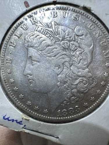 1883年 O モルガン、銀貨、わずかな回転、エラー、希少コイン 38,610円