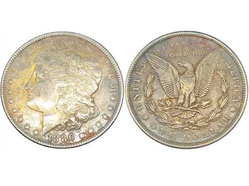 1886年製モルガン銀貨1ドル（新品）K13 KVE Investments, LLC