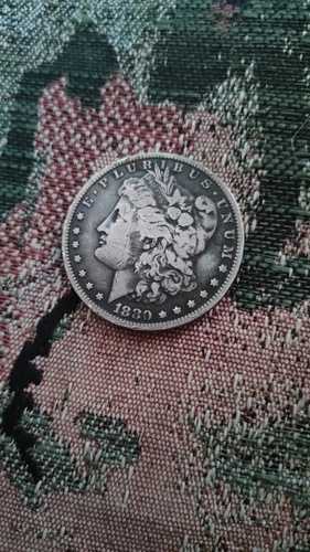 1880年のモルガン銀貨