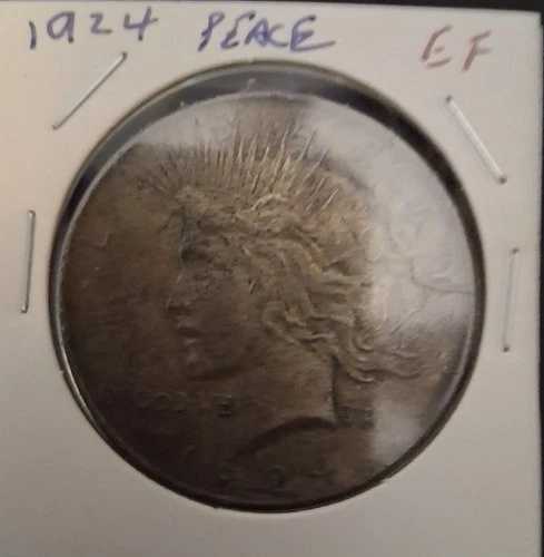 1924年 1ドル ピース銀貨 非常に良好な状態