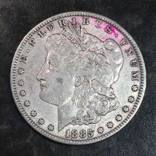 1885年モルガン・ダラー - 高品質スキャン #P203