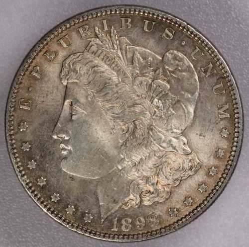 1898年 1ドル モルガン銀貨 - AU/UNC