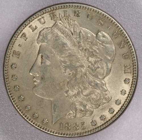 1885年 1ドル モルガン銀貨 - XF/AU 39,325円