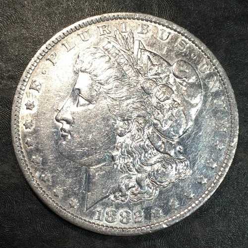 1882-O モルガン銀貨 - クリーニング済み - 高品質スキャン #Q613
