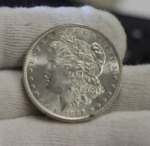 1896年米国モルガン銀貨 1ドル 未使用