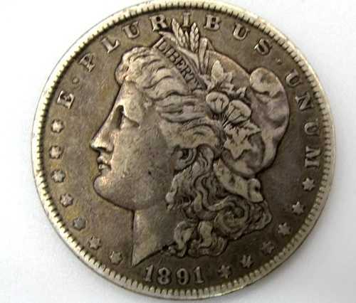 ニース ~ 1891-P モルガン銀貨 ~ VF