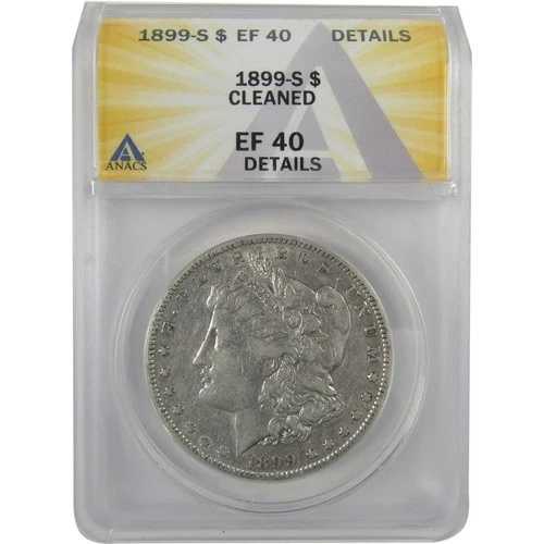 1899 S モルガン・ダラー EF 40 詳細 ANACS シルバー 1 ドルコイン SKU:I19078 39,325円